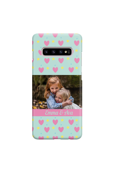 SAMSUNG - Galaxy S10 Plus - 3D Snap Case - Heart Shaped Photo