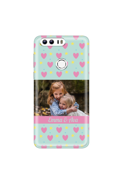 HONOR - Honor 8 - Soft Clear Case - Heart Shaped Photo
