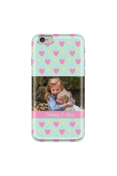 APPLE - iPhone 6S - Soft Clear Case - Heart Shaped Photo