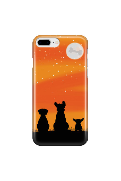 APPLE - iPhone 8 Plus - 3D Snap Case - Dog's Desire Orange Sky