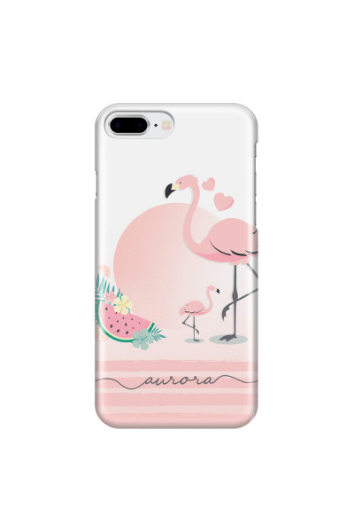 APPLE - iPhone 8 Plus - 3D Snap Case - Flamingo Vibes Handwritten