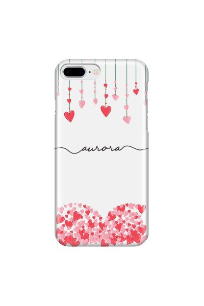 APPLE - iPhone 8 Plus - 3D Snap Case - Love Hearts Strings