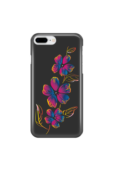APPLE - iPhone 8 Plus - 3D Snap Case - Spring Flowers In The Dark