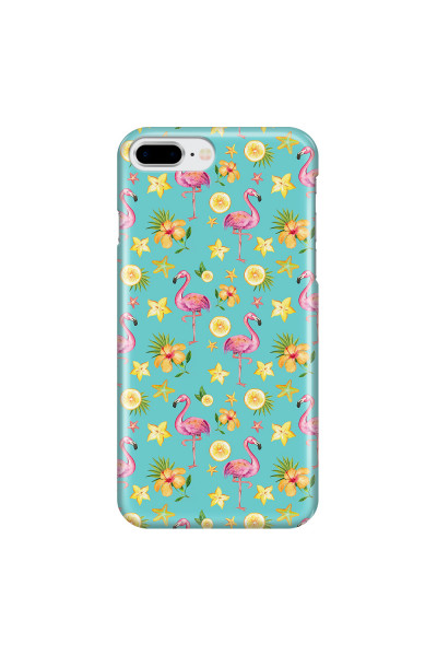 APPLE - iPhone 8 Plus - 3D Snap Case - Tropical Flamingo I