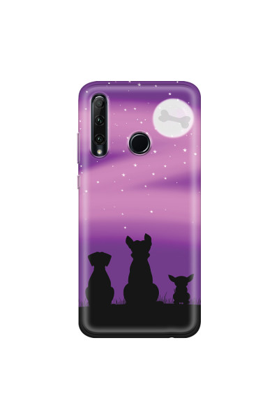 HONOR - Honor 20 lite - Soft Clear Case - Dog's Desire Violet Sky