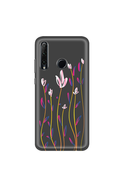 HONOR - Honor 20 lite - Soft Clear Case - Pink Tulips