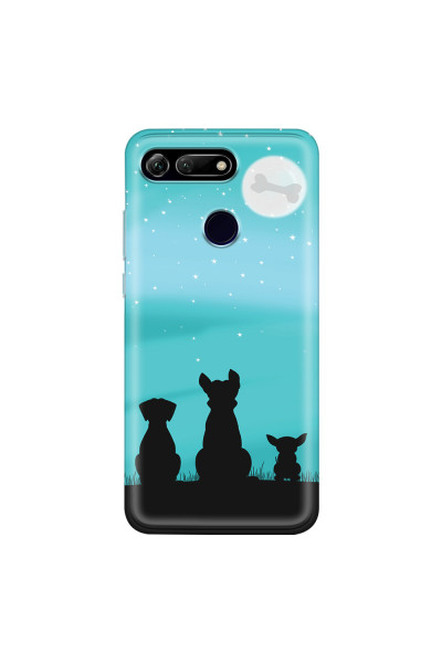 HONOR - Honor View 20 - Soft Clear Case - Dog's Desire Blue Sky