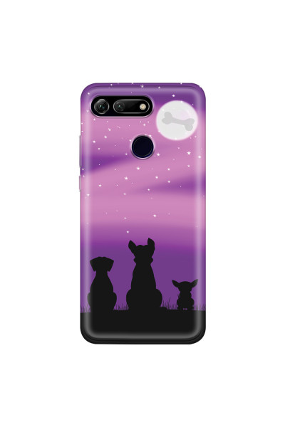 HONOR - Honor View 20 - Soft Clear Case - Dog's Desire Violet Sky