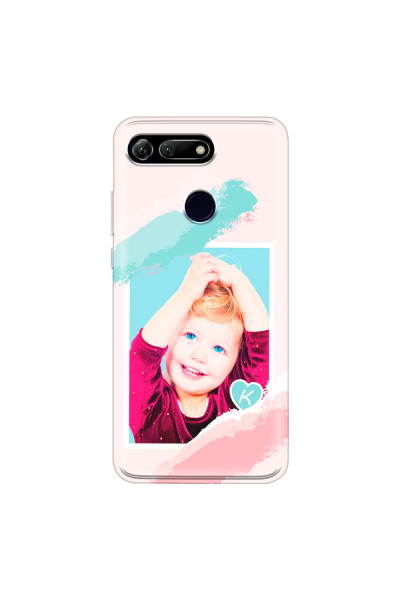 HONOR - Honor View 20 - Soft Clear Case - Kids Initial Photo
