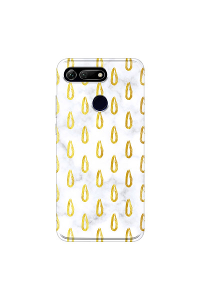 HONOR - Honor View 20 - Soft Clear Case - Marble Drops
