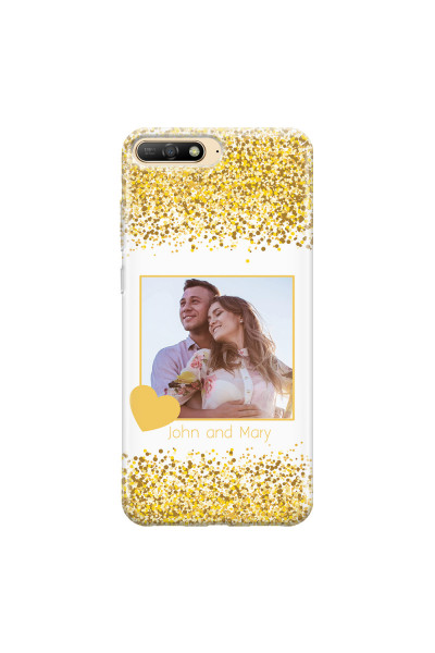 HUAWEI - Y6 2018 - Soft Clear Case - Gold Memories