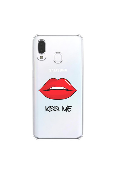 SAMSUNG - Galaxy A40 - Soft Clear Case - Kiss Me