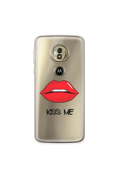 MOTOROLA by LENOVO - Moto G6 Play - Soft Clear Case - Kiss Me