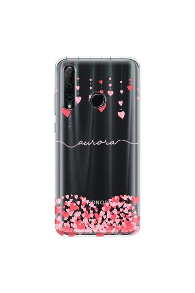 HONOR - Honor 20 lite - Soft Clear Case - Light Love Hearts Strings