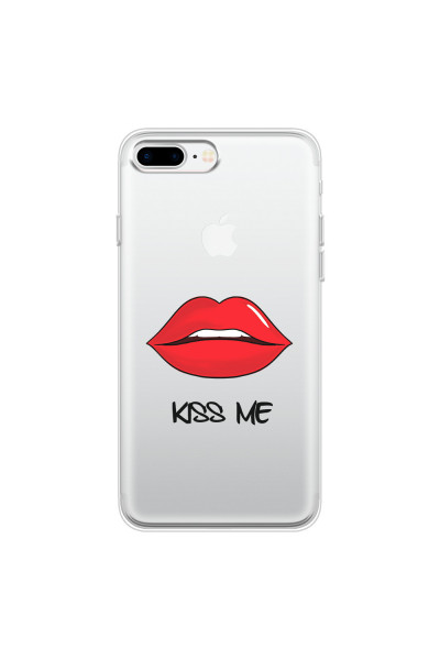APPLE - iPhone 7 Plus - Soft Clear Case - Kiss Me