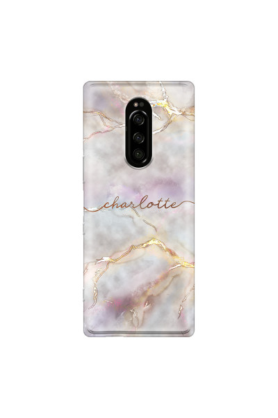 SONY - Sony 1 - Soft Clear Case - Marble Rootage