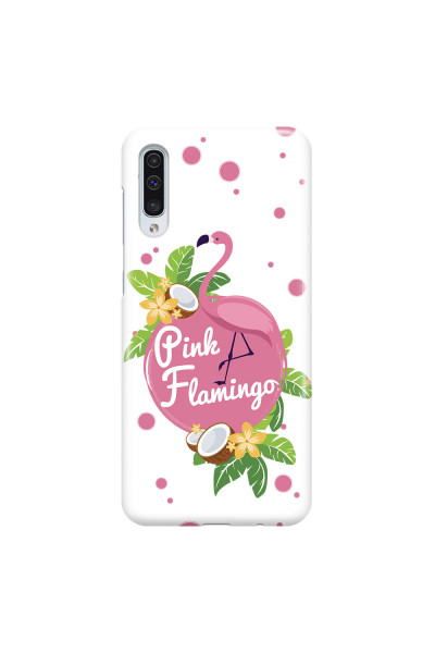 SAMSUNG - Galaxy A70 - 3D Snap Case - Pink Flamingo