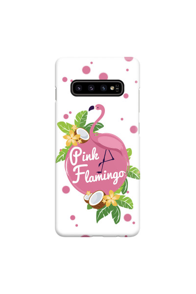 SAMSUNG - Galaxy S10 - 3D Snap Case - Pink Flamingo