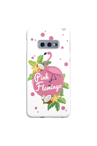 SAMSUNG - Galaxy S10e - 3D Snap Case - Pink Flamingo
