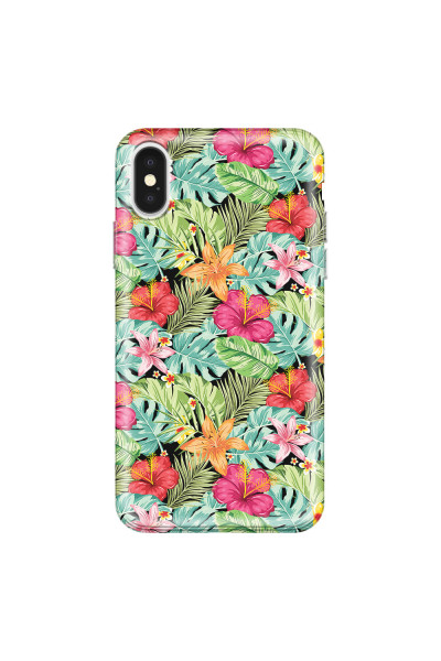 APPLE - iPhone X - Soft Clear Case - Hawai Forest
