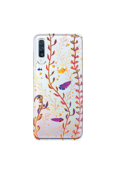 SAMSUNG - Galaxy A50 - Soft Clear Case - Clear Underwater World