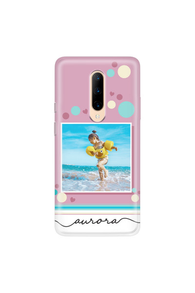 ONEPLUS - OnePlus 7 Pro - Soft Clear Case - Cute Dots Photo Case