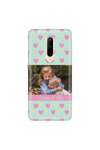 ONEPLUS - OnePlus 7 Pro - Soft Clear Case - Heart Shaped Photo