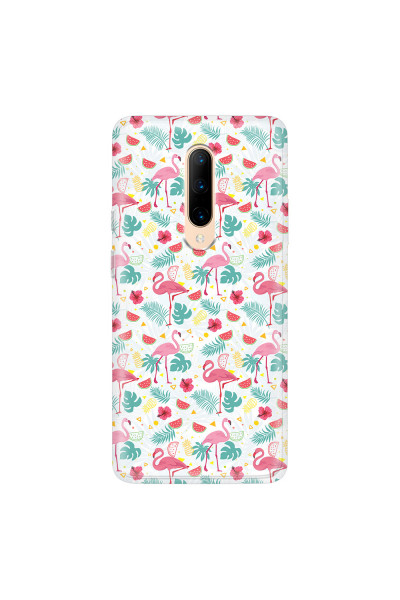 ONEPLUS - OnePlus 7 Pro - Soft Clear Case - Tropical Flamingo II