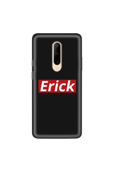 ONEPLUS - OnePlus 7 Pro - Soft Clear Case - Black & Red