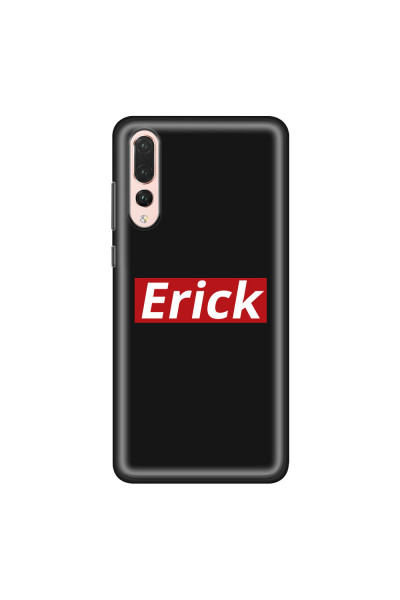HUAWEI - P20 Pro - Soft Clear Case - Black & Red