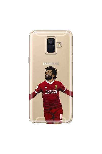 SAMSUNG - Galaxy A6 - Soft Clear Case - For Liverpool Fans