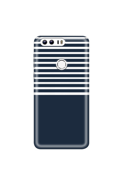 HONOR - Honor 8 - Soft Clear Case - Life in Blue Stripes