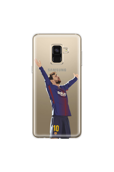 SAMSUNG - Galaxy A8 - Soft Clear Case - For Barcelona Fans