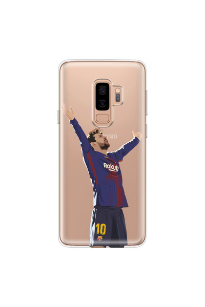 SAMSUNG - Galaxy S9 Plus - Soft Clear Case - For Barcelona Fans