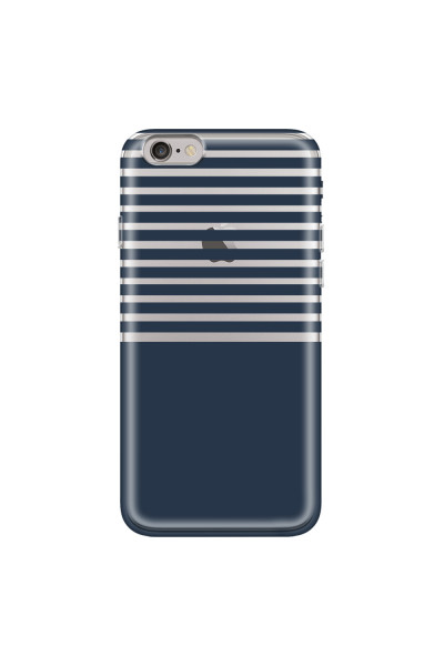 APPLE - iPhone 6S Plus - Soft Clear Case - Life in Blue Stripes