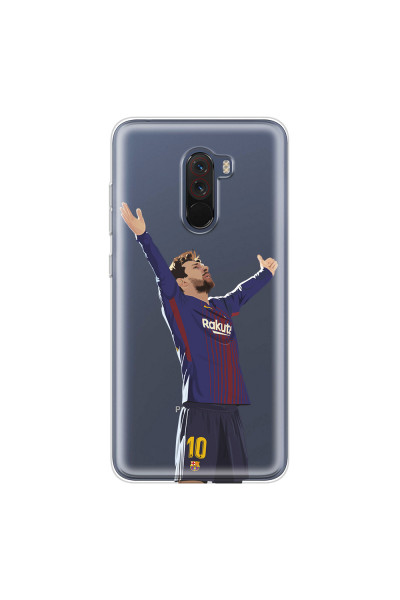 XIAOMI - Pocophone F1 - Soft Clear Case - For Barcelona Fans