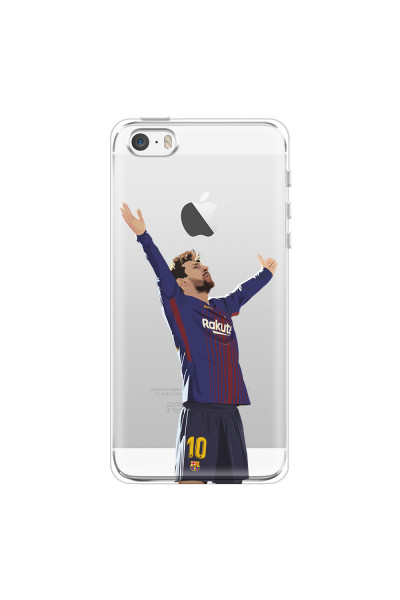 APPLE - iPhone 5S - Soft Clear Case - For Barcelona Fans