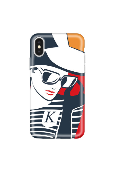 APPLE - iPhone X - Soft Clear Case - Sailor Lady