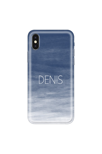 APPLE - iPhone XS - Soft Clear Case - Storm Sky