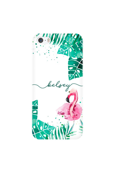 APPLE - iPhone 5S - 3D Snap Case - Flamingo Watercolor