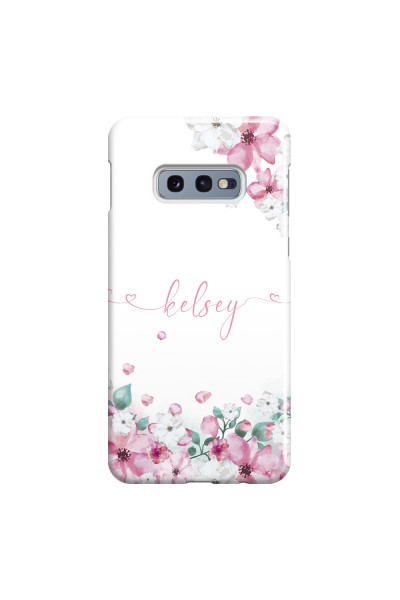 SAMSUNG - Galaxy S10e - 3D Snap Case - Watercolor Flowers Handwritten