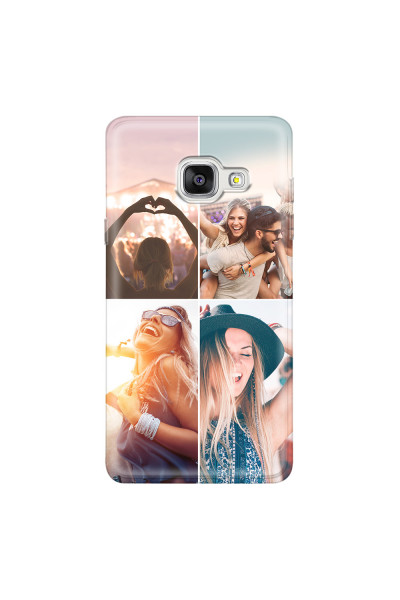 SAMSUNG - Galaxy A3 2017 - Soft Clear Case - Collage of 4