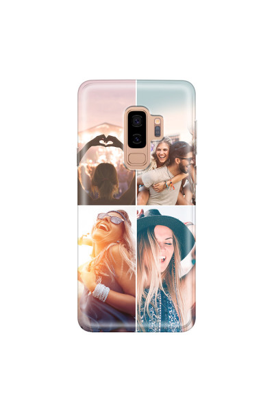SAMSUNG - Galaxy S9 Plus 2018 - Soft Clear Case - Collage of 4