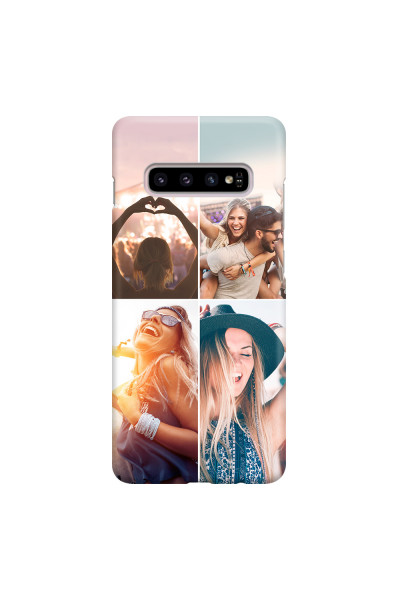 SAMSUNG - Galaxy S10 Plus - 3D Snap Case - Collage of 4