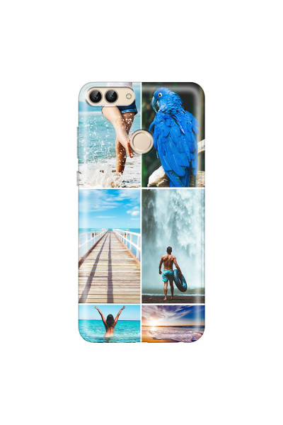 HUAWEI - P Smart 2018 - Soft Clear Case - Collage of 6