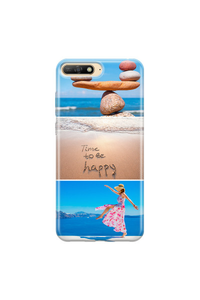 HUAWEI - Y6 2018 - Soft Clear Case - Collage of 3