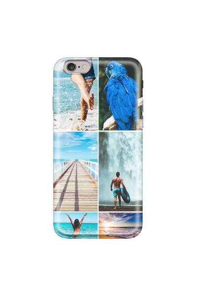 APPLE - iPhone 6S Plus - Soft Clear Case - Collage of 6