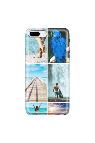 APPLE - iPhone 7 Plus - Soft Clear Case - Collage of 6