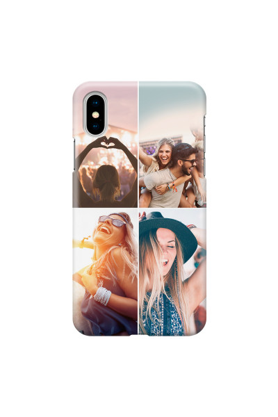 APPLE - iPhone X - 3D Snap Case - Collage of 4