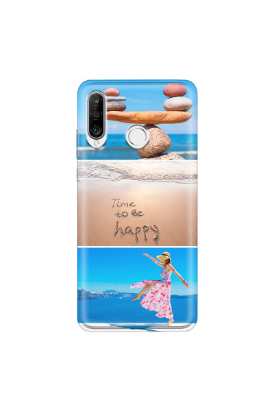 HUAWEI - P30 Lite - Soft Clear Case - Collage of 3
